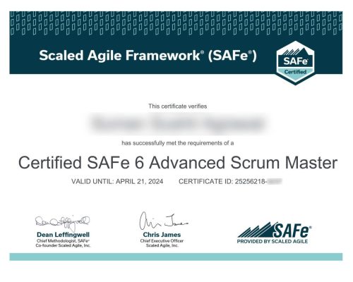 SAFe® Advanced Scrum Master