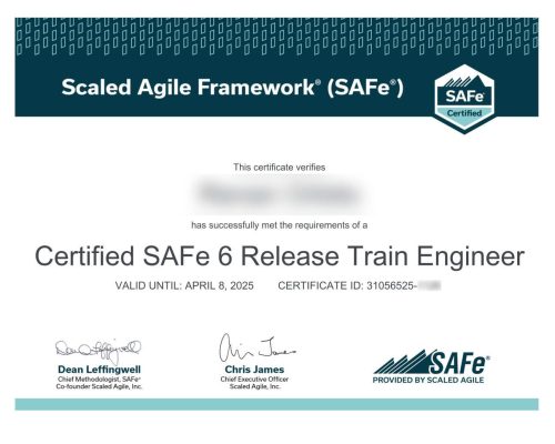 SAFe® Release Train Engineer