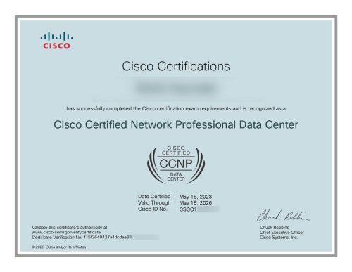 Cisco Certified Network Professional Data Center