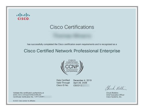 Cisco Certified Network Professional Enterprise