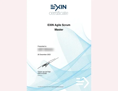 EXIN Agile Scrum Master