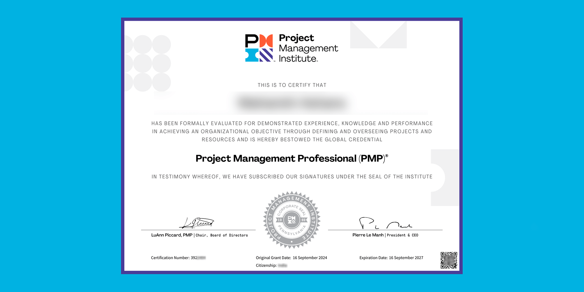 Project Management Professional